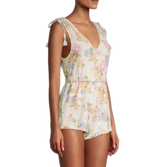 LoveShackFancy - Bascom Floral One Piece Romper Sz L - Picture 2 of 13